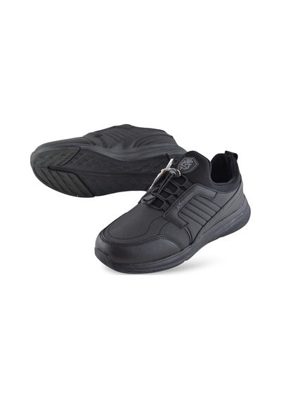 Papatay Mp 2053 Rahat Ortopedik Taban Günlük Unisex Spor Ayakkabı Mevsimlik Spor Ayakkabı Siyah