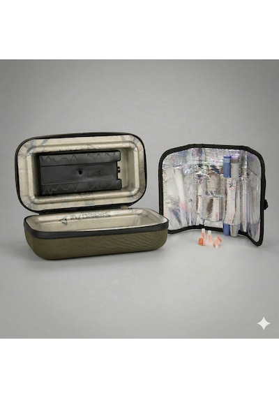 Thermobag İzotermik İnsülin Çantası Kabartmalı Haki