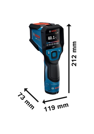 Gıs12v-700-14 Isı Ve Sıcaklık Ölçer 12 Volt Sıcaklık Aralığı -30 C İla 700 C, 4x Aa Pil, Karton Kutuda