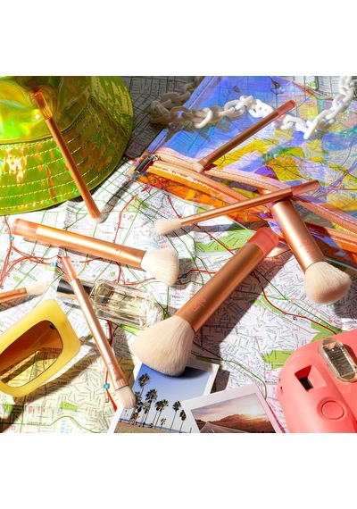 Wanderer Makyaj Fırçası Seti, Birinci Sınıf Ve Profesyonel Fırça Seti, Yumuşak Kıllar, Fondöten, Pudra, Göz Farı, Allık, Bronzlaştırıcı Ve Kapatıcı İçin, 9 Parçalı Set