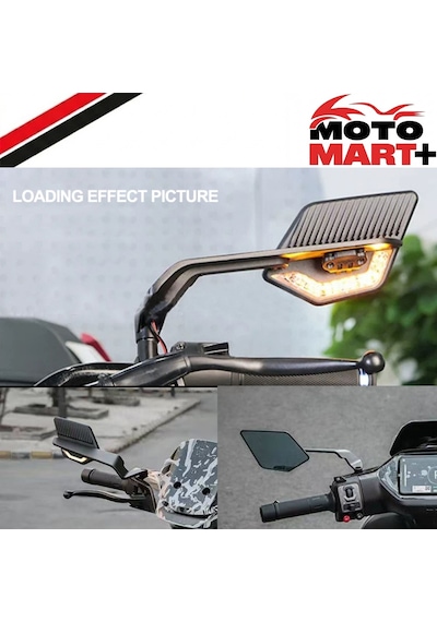 Honda Sh150i Sinyalli Katlanır Ayna H2 Mr0459
