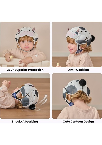 Mambobaby Bebek Koruma Başlığı - Milky Cow
