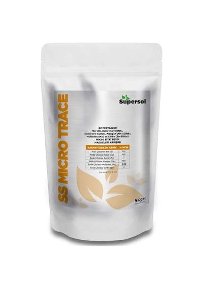 Ss-mıcro Trace Mikro 1 Kg - Bitki Besin Maddeleri Karışımı Ec Gübre Çözeltisi