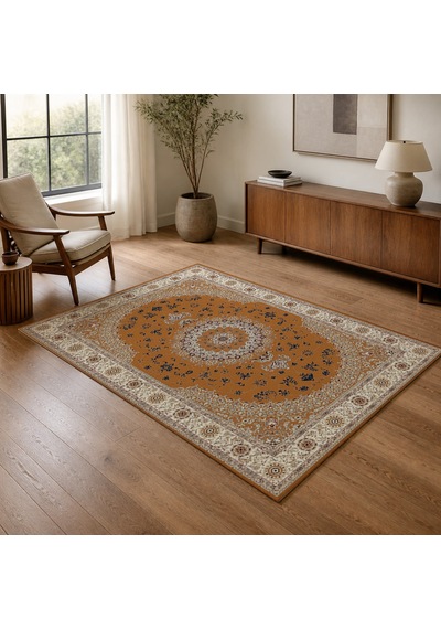 Kartela Halı Siva Halı Jüt Taban Dokuma Halı Bakır - 60 X 90 Cm