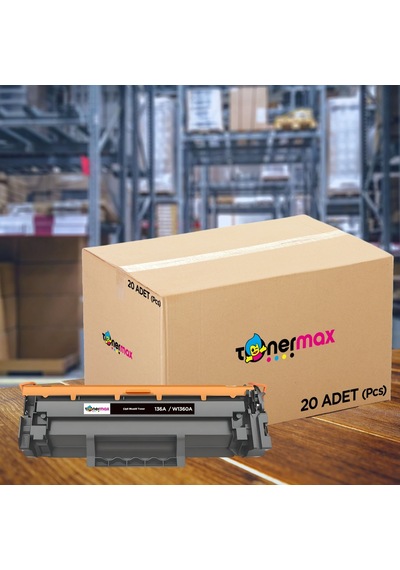 Hp 136a-w1360a Uyumlu Toner - Çipli 1 Koli 20'li Paket