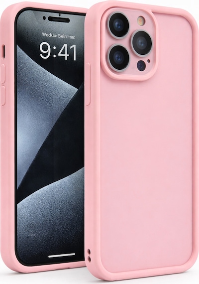 Apple Uyumlu iPhone 16 Pro Max Kamera Çıkıntılı Mat Silikon Telefon Kılıfı Pembe