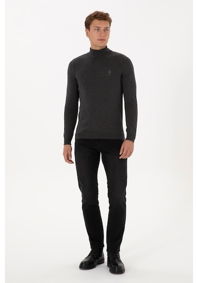 U.S. Polo Assn. Erkek Siyah Slim Fit Jean Pantolon 50316557-DN0027