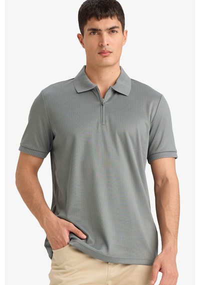 Defacto Regular Fıt Polo Tişört F9857ax26spgn1083 Yeşil-gn1083
