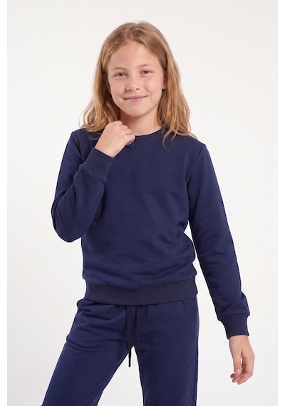 Fyk Kids Kız Çocuk Düz Bisiklet Yaka Çift Cepli Eşofman Takımı Lacivert Fyk Kids Kız Çocuk Düz Bisiklet Yaka Çift Cepli Eşofman Takımı Lacivert