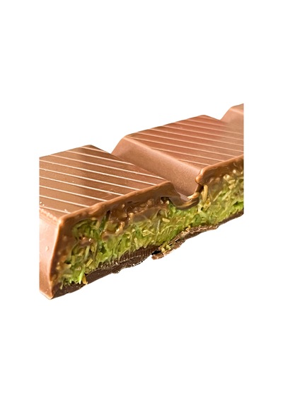 Çıtır Kadayıflı Antep Fıstığı Dolgulu Sütlü Tablet Çikolata 200gr Dubai Çikolatası