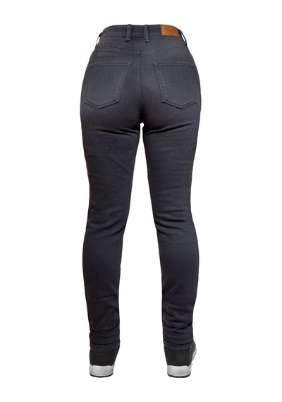 The Biker Jeans Lucy Black Cordura Korumalı Motosiklet Kot Pantolonu Antrasit