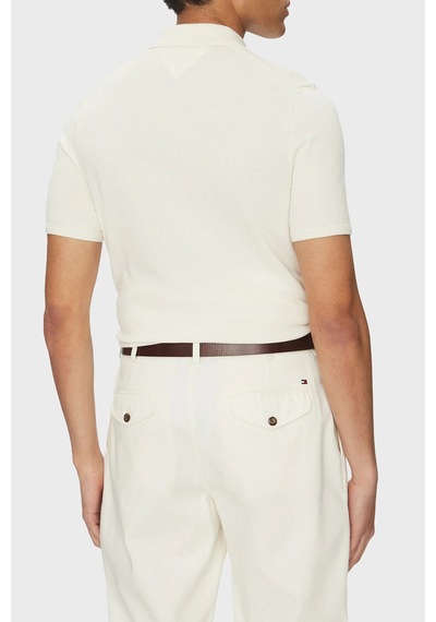 Tommy Hilfiger Erkek Polo Yaka T Shirt Mw0mw37396 Z00 Açık Bej Açık Bej