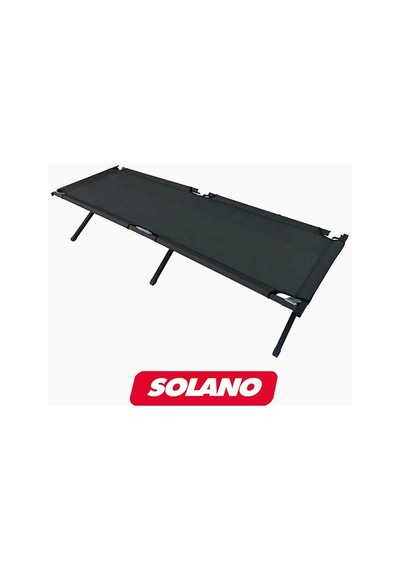 Solano Fishing Katlanabilir Kampet Taşıma Çantalı Dayanıklı Kamp Yatağı Siyah