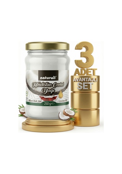 Naturoil Hindistan Cevizi Yağı 3x250 Gr
