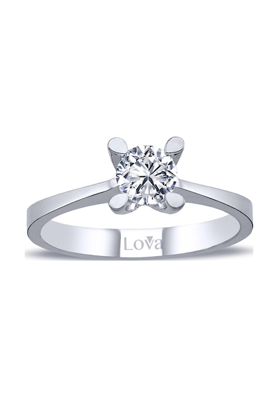 Lova F Renk 0,46 Karat Pırlanta Tektaş Yüzük - Hrd - 1070128