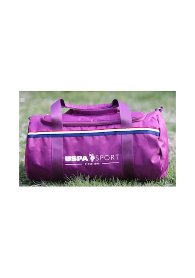 U.S. Polo Assn. Büyük Boy Unisex Çok Gözlü Spor Fitness Seyahat Çantası Lacivert 50 25 25 Cm Ölçüleri Mor