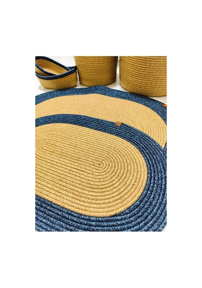 Jüt Hasır 6 Lı Banyo Paspas Takımı Bohem Tarzı Paspas:50x80/ 40x60 /çamaşır Sepet 40x36 ,25x25 Hasır Kırçılmavi Hasır Kırçılmavi Jüt Hasır 6 Lı Banyo Paspas Takımı Bohem Tarzı Paspas:50x80/ 40x60 /çamaşır Sepet 40x36 ,25x25 Hasır Kırçılmavi Hasır Kırçılmavi