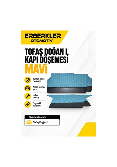 Tofaş Doğan L Kapı Döşemesi Mavi - Erb1517