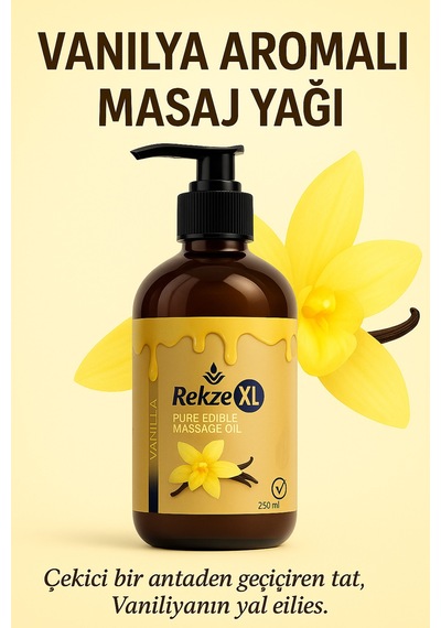 Portakal 250ml & Vanilya 120ml Masaj Yağı Seti %100 Doğal Yenilebilir Etkili. - 807939395
