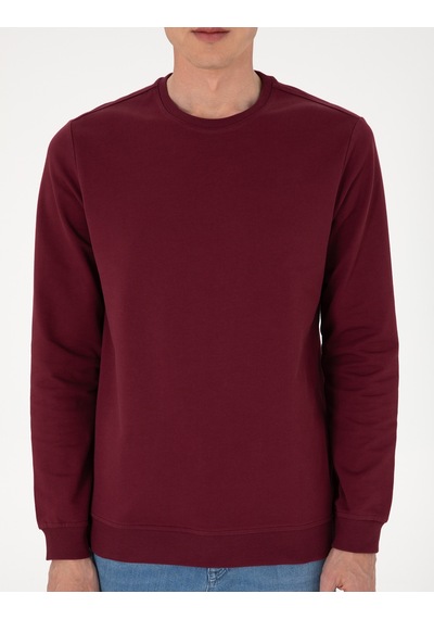 Pierre Cardin Erkek Bordo Sweatshirt 50314054-vr014 Bordo