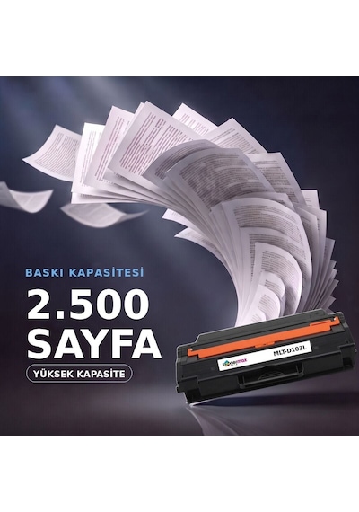 Samsung Ml-2955dw Uyumlu Toner Çipli Mlt-d103l 10'lu 2.500 Sayfa