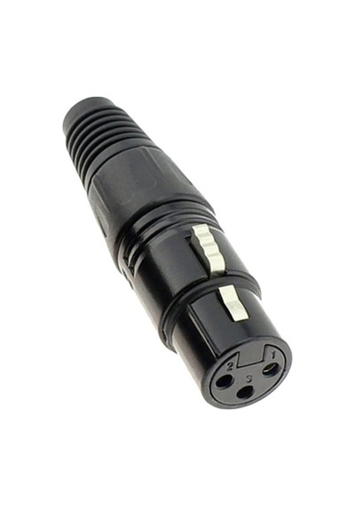 Hepa Merz Sfc - F21 Canon Dişi 3 Pinli Xlr Siyah Konnektör