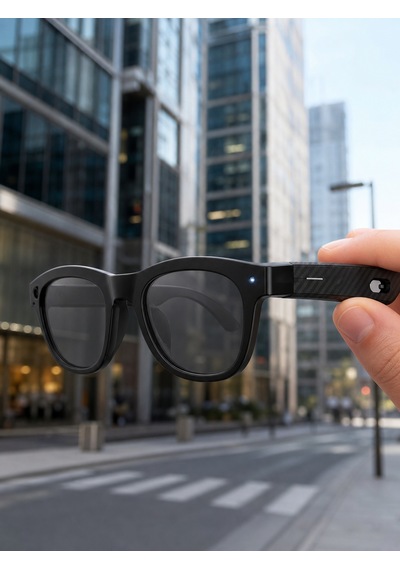 Yapay Zekâ Destekli Bluetooth Akıllı Gözlük Açık Kulak Ses Teknolojisi Müzik Dinleme Ve Telefon Görüşmesi