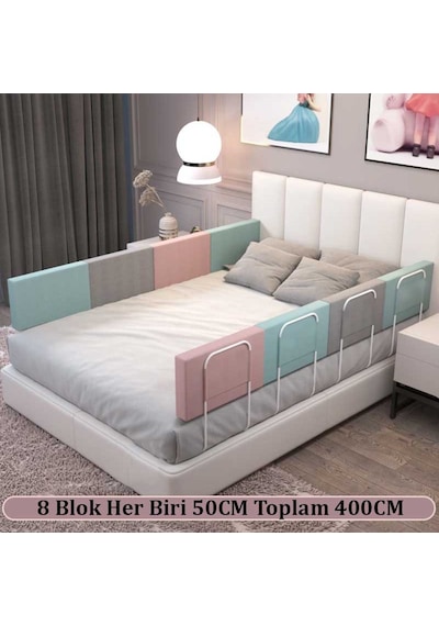 400 Cm Serenty Plus Yatak Bariyeri Bebek ve Çocuk Korkuluğu Gri