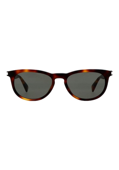 Saint Laurent Sl 797 003 53 Unisex Oval Kırçıllı Kahverngi Kemik Güneş Gözlüğü Kahverengi