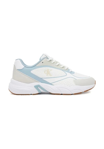 Calvin Klein Kadın Beyaz Retro Tenis Örgü Sneaker Çok Renkli Calvin Klein Kadın Beyaz Retro Tenis Örgü Sneaker Çok Renkli
