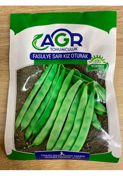 Agr Oturak Sarıkız Fasulye Tohum 15 Gr
