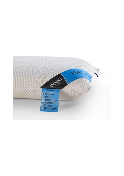 Doqu Home Viscojel Yastık 60 X 40 + 15 Cm - Beyaz Beyaz
