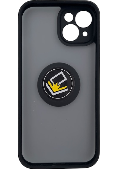 Nettech Apple Uyumlu iPhone 13 Buzlu Yüzüklü Arka Koruma Kılıf - Lacivert Lacivert