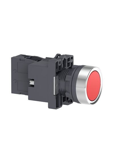Ledli Kırmızı Yaylı Stop Buton 1nk 230v