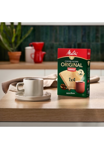 Melitta 1x4 Original Intense Kahve Filtre Kağıdı - 80 Adet