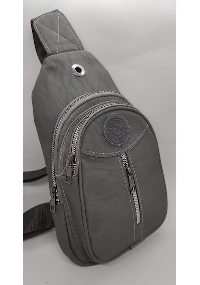 İpek Body Bag Unisex Çapraz Çanta Gri