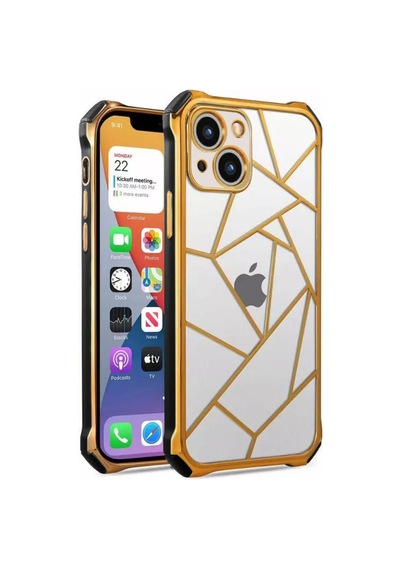 Apple Uyumlu iPhone 13 Kilif Lazer Prizma Kamera Korumali Kapak 553329671