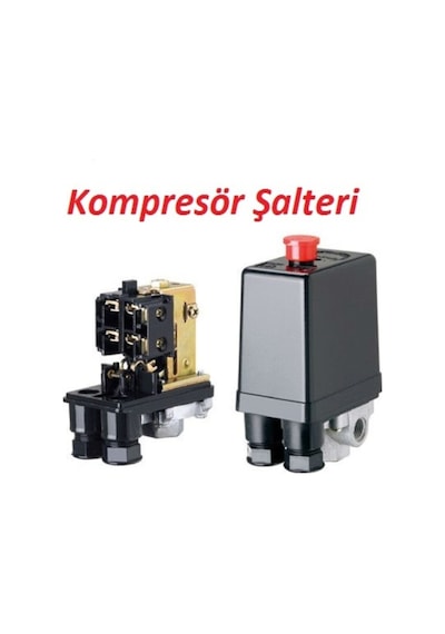Kompresör Şalter Otomatigi 3 Yollu 220 V (ayarlı Basınç Şalteri)