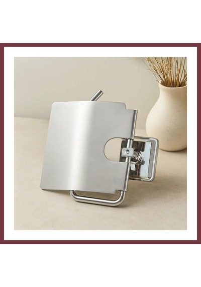 Storeşahin Geniş Kapaklı Metal Wc Kağıtlığı Yapışkanlı Montaj Shn0720 Diğer