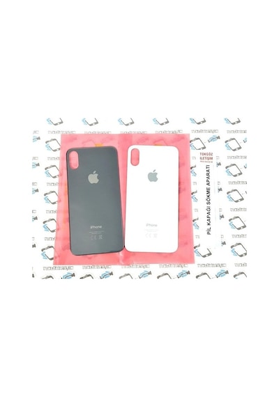 Apple Uyumlu iPhone X Arka Pil Batarya Kapağı ( Cam) (255150601)