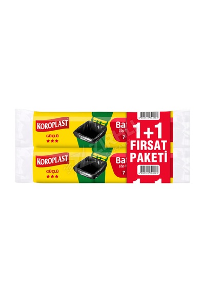 3 Adet Koroplast Battal Boy Çöp Torbası 2'li