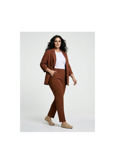 Hanezza Yeni Sarap Rengi Kadın Blazer Ceket Büyük Beden Takım Elbise Uyumlu Tarçın - 5553107 Tarçın Hanezza Yeni Sarap Rengi Kadın Blazer Ceket Büyük Beden Takım Elbise Uyumlu Tarçın - 5553107 Tarçın