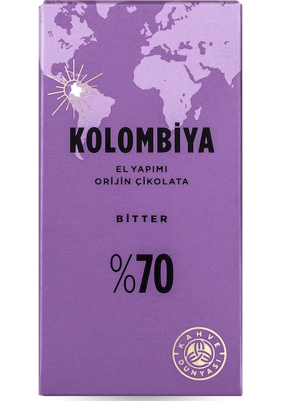 Kahve Dünyası Kolombiya Orijin Bitter Çikolata 100 G