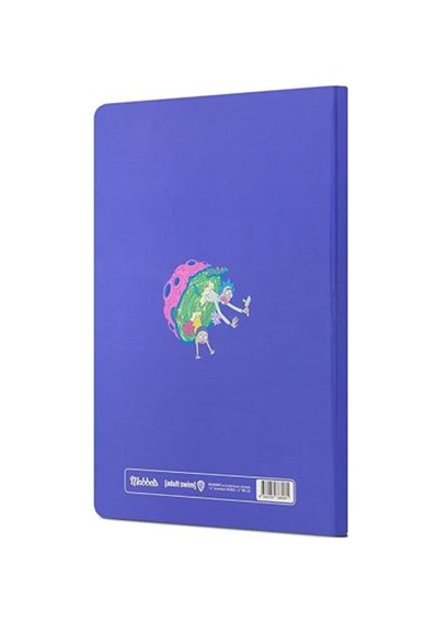 Mabbels Sert Kapak Butik Defter Rick And Morty Mor 80 YP 15x21 DFT-388081 Mor