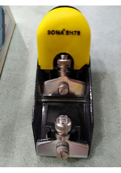 Soma Avuçiçi Mini Ahşap Rende Ufak Planya Çift Bıçak
