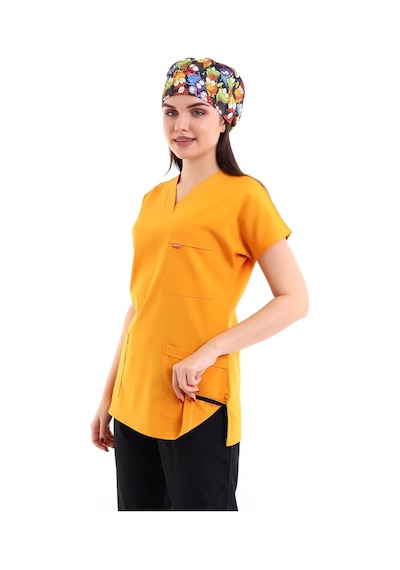 Bflex Soft Yarasa Kol Tek Üst - 6431 Hardal-5852-6431 Hardal