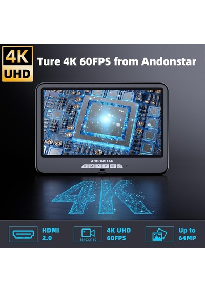 Andonstar Ad210s-pro 4k 60fps Hdmı Dijital Mikroskop 10.1 Lcd Pcb Lehimleme Mikroskobu