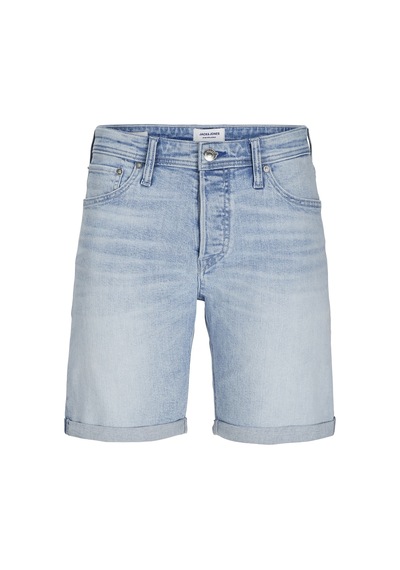 Jack & Jones Jack Jones Erkek Likralı Siyah Kot Şort 12269612 Mavi