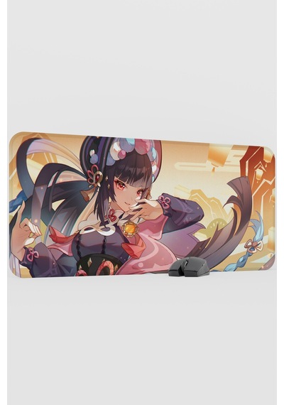 Yun Jin Genshin Impact Anime Oyuncu V2 - 90x40 Xxl Gaming Mouse Pad Fare Altlığı
