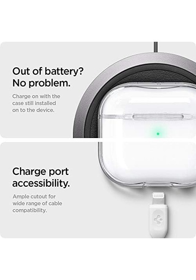 Airpods 3.nesil İle Uyumlu Kılıf Ultra Hybrid Crystal Clear - Asd01981